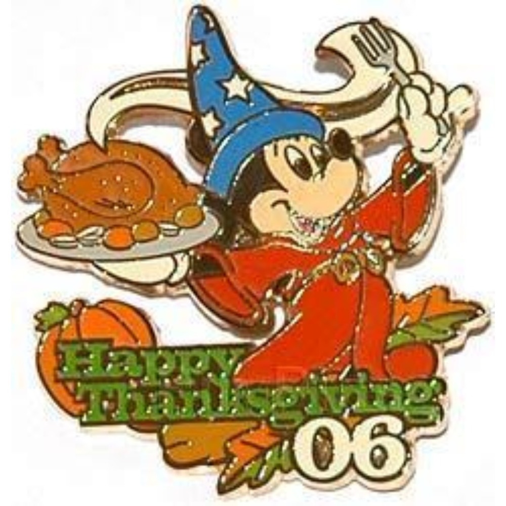 FANTASIA Disney Pin 51230 WDI Thanksgiving 2006 Sorcerer's Apprentice Mickey LE